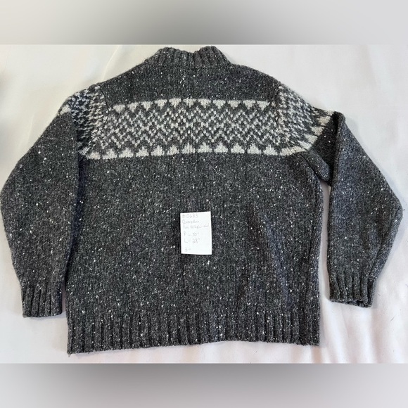 Carraig Donn 4 Button Irish New Wool Knit Sweater Ireland Mens Large Heavyweight - Picture 6 of 6